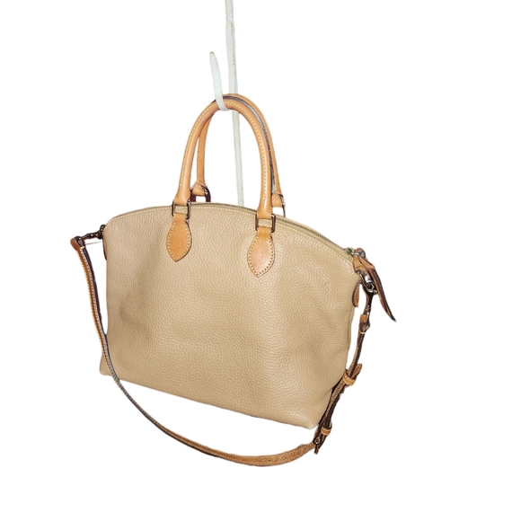 DOONEY AND BOURKE DILLEN SATCHEL LEATHER 2 WAY HANDBAG AND OR CROSSBODY - Picture 2 of 10